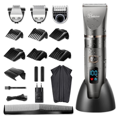 Kit de coupe de cheveux 3-en-1 pour hommes Hattaker HK-69031 avec lame en céramique et batterie de 1200 mAh