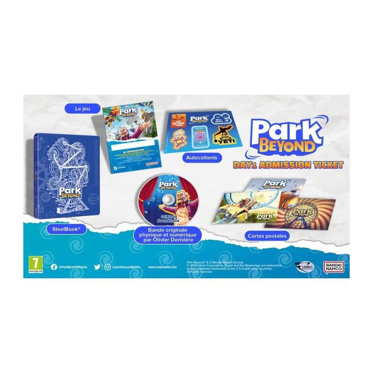 BANDAI NAMCO Entertainment Park Beyond Day-1 Admission Ticket Edition Premier jour PC - Neuf