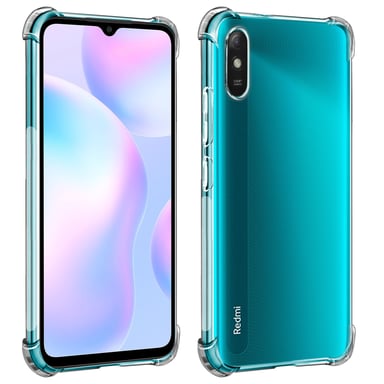Carcasa Protectora Bumper Akashi para Xiaomi Redmi 9A – Transparente