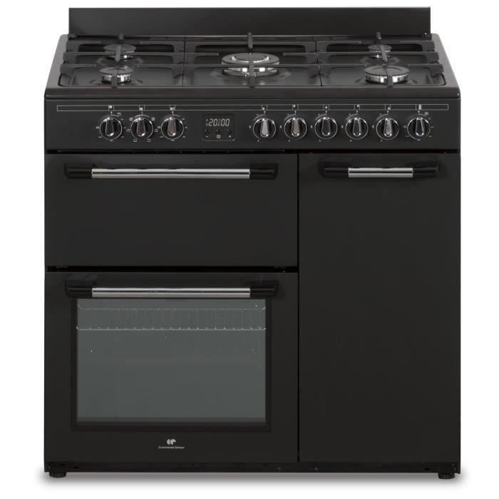 Cuisinière piano gaz 3 fours électriques CONTINENTAL EDISON CECP903FB 5 feux Largeur 90 cm - vue 3