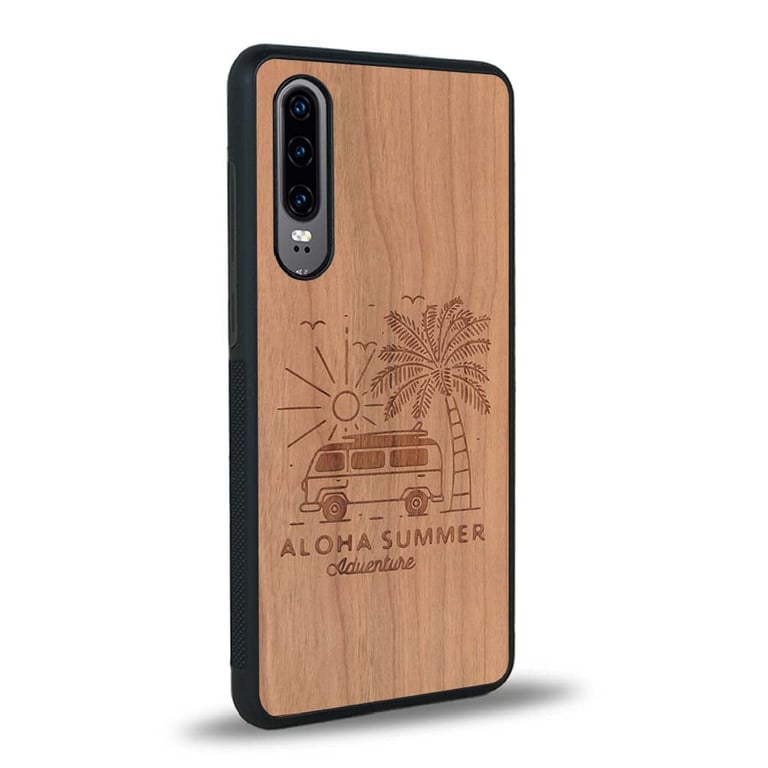 Funda Huawei P30 - Aloha Summer - Coque en Bois