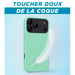 JAYM - Coque Silicone Menthe pour [ iPhone 17 Pro Max ] - 100% Silicone et Microfibre - Renforcée et Ultra Doux