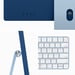 iMac Apple M3 59,7 cm (23.5'') 4480 x 2520 pixels 8 Go 256 Go SSD PC All-in-One macOS Sonoma Wi-Fi 6E (802.11ax), Bleu