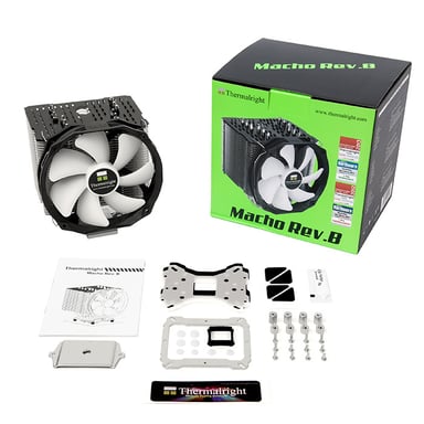 Thermalright Macho Rev.B Processeur Refroidisseur Argent