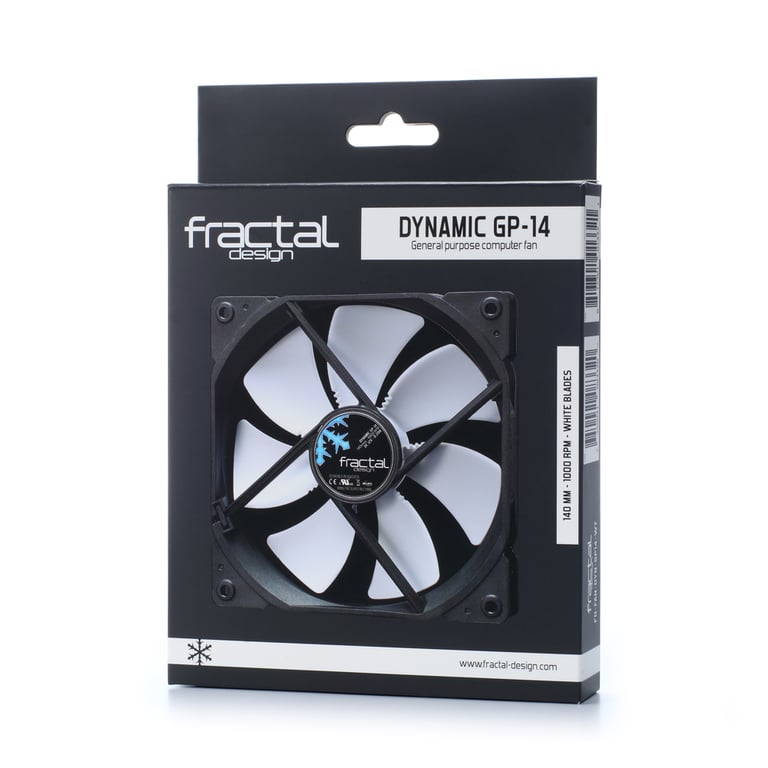 Fractal Design FD FAN DYN GP14 WT système de refroidissement d'ordinateur Boitier PC Ventilateur 14 cm Neuf - vue 3