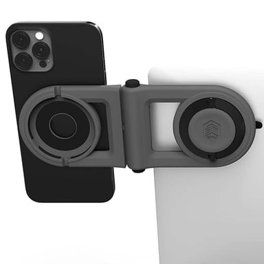 stm goods Soporte escritorio Soporte Magarm MagSafe para iPhone Gris