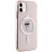 Funda Karl Lagerfeld Choupette MagSafe para iPhone 11/XR, rosa