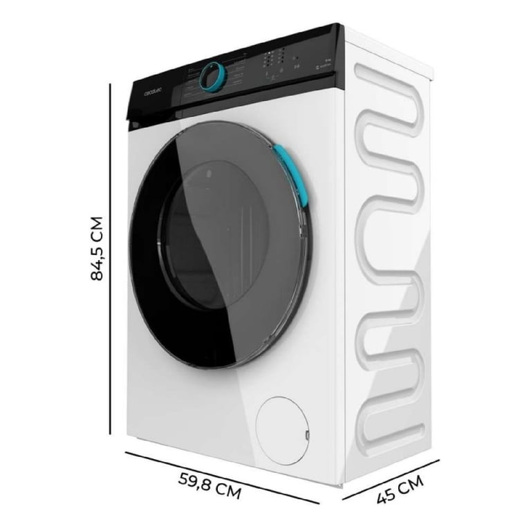 Lava linge Cecotec Bolero DressCode 8110 Hublot 8kg 1200rpm A Vapeur DrumClean - vue 2