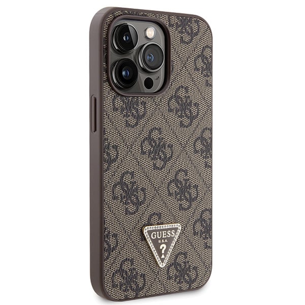 Coque de telephone Guess iPhone 13 Pro 4G Metal Logo Design moderne - vue 4