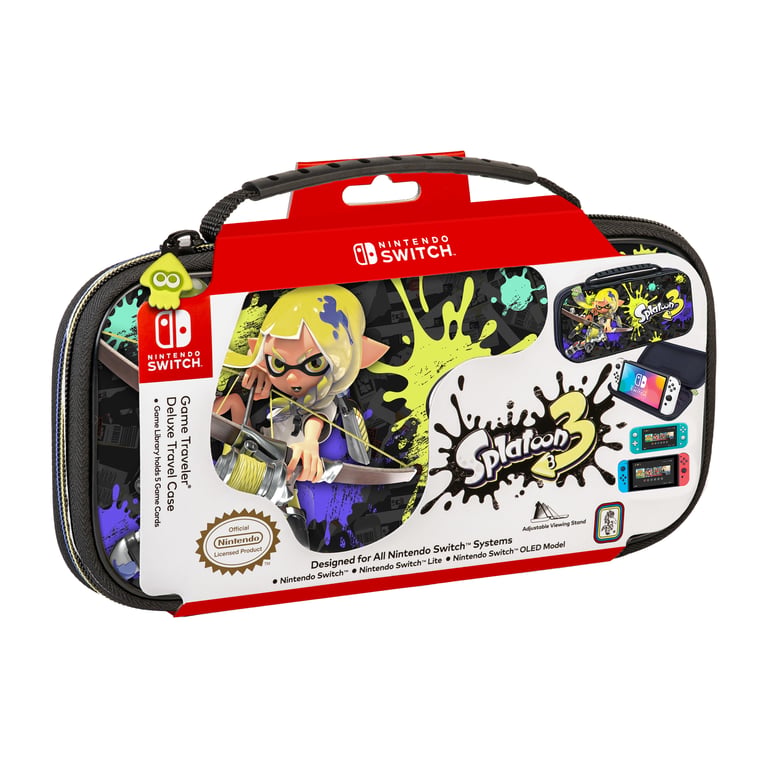 Official Deluxe Travel Case Splatoon 3 For Nintendo Switch - vue 5