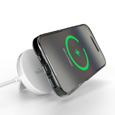 PURO PUCUSBCMAG3WHI cargador de dispositivo móvil Smartphone Blanco Cargador inalámbrico Interior