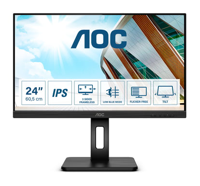 AOC P2 Q24P2Q LED display 60,5 cm (23.8'') 2560 x 1440 pixels Quad HD Noir