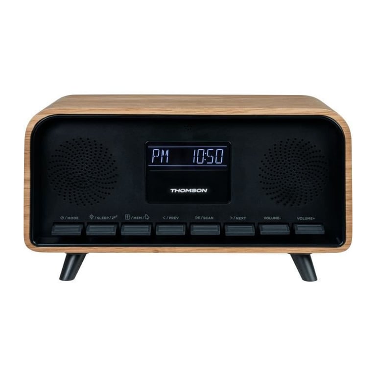 Radio Réveil THOMSON RT850DABBT – Bluetooth, DAB, Double Alarme, 30W - vue 4