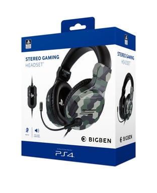 Bigben Interactive PS4OFHEADSETV3G Auricolare/Cuffia cablata che gioca in mimetica