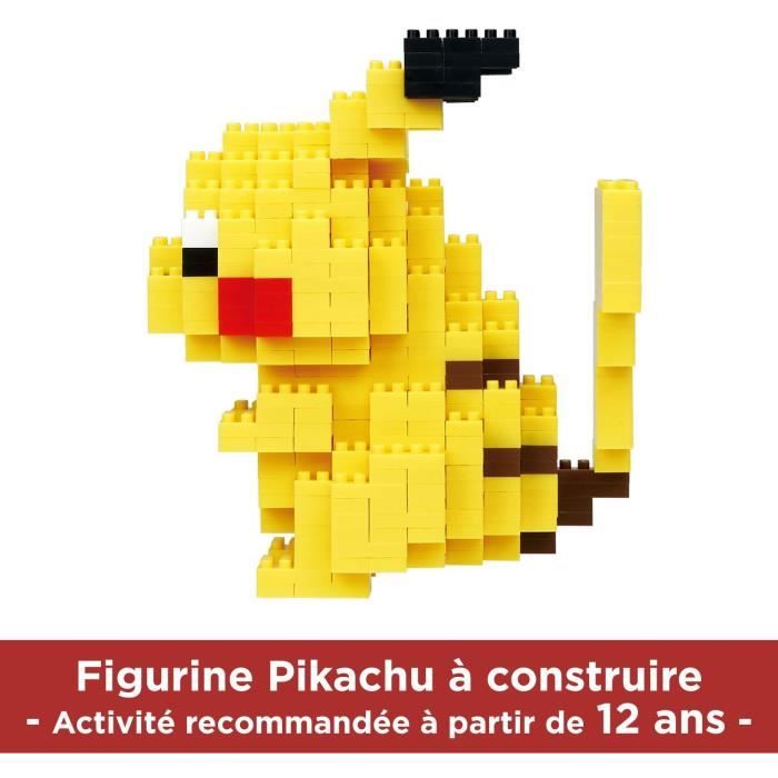 Figurine en briques BANDAI NANOBLOCK Pokémon Pikachu Deluxe - vue 4