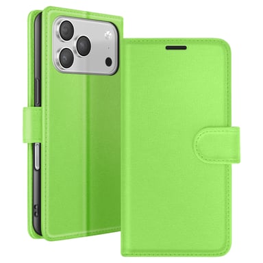 Custodia a portafoglio per iPhone 17 Pro Max con supporto e linguetta magnetica