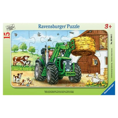 Puzzle de 15 piezas Tractor de granja - Juguete educativo para niños