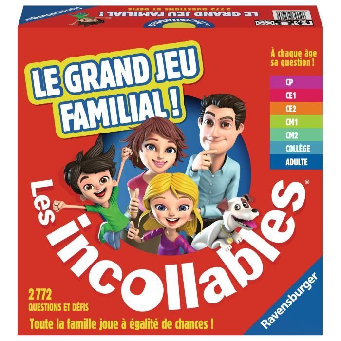 Jeu Familial Incontournable : Les Incollables de Ravensburger - Neuf