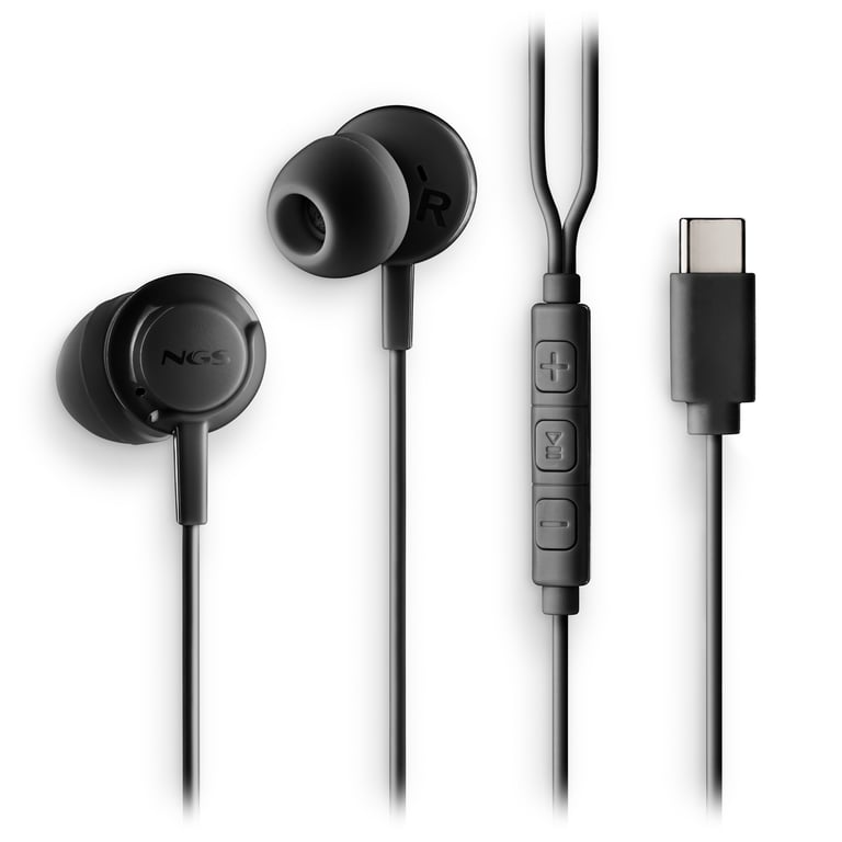Casque NGS Cross Step – Écouteurs Intra-Auriculaires avec Micro et USB-C - vue 3
