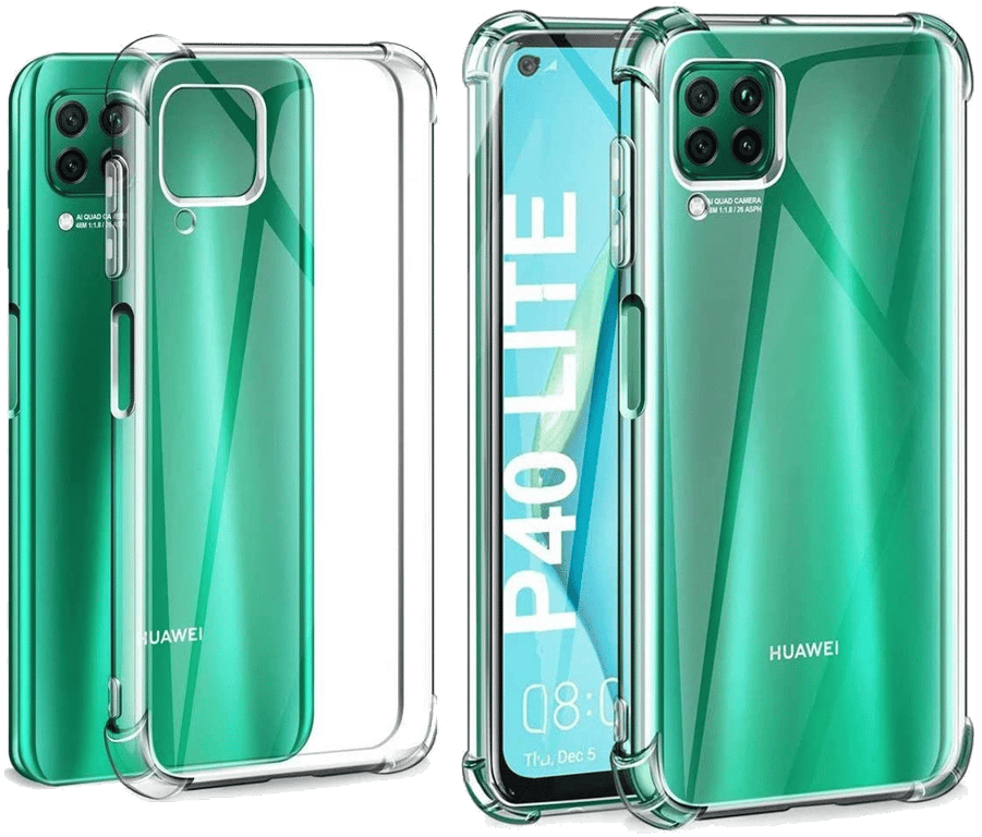 Coque Silicone Anti-Chocs pour HUAWEI P40 Lite Transparente Protection Gel Souple