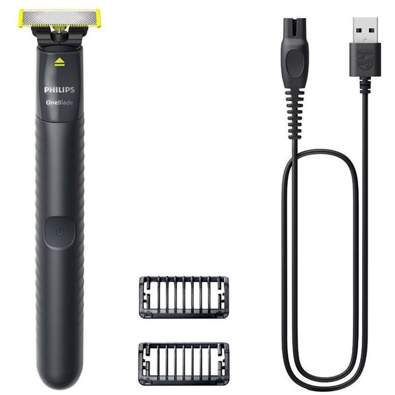 Philips Norelco Oneblade Qp142410 Rasoir Pour Homme Rasoir À Grille Tondeuse De Bois - vue 2
