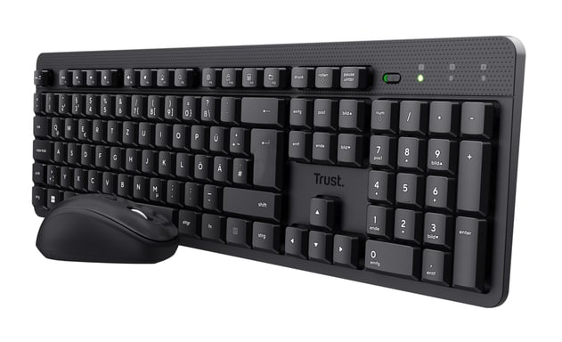 Trust TKM-360 Tastiera inclusa Mouse da tavolo RF senza fili QWERTY italiano Nero