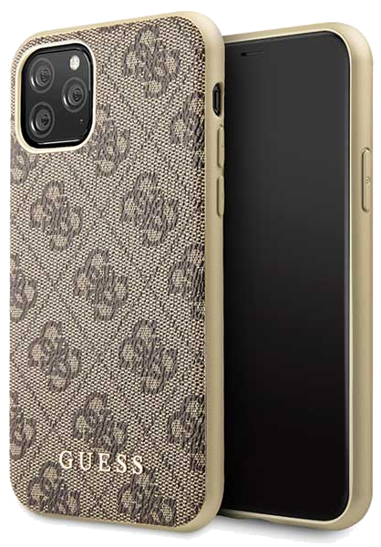 Étui Guess pour iPhone 11 Pro marron 4G Collection