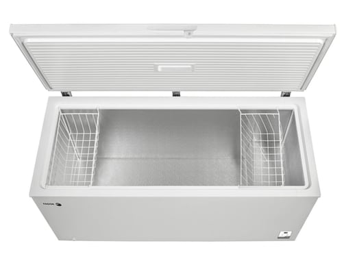 FAGOR FCC500E Congélateur Coffre – 500 L – Triple Fonction (Réfrigérateur/Conservateur/Congélateur) – Moteur Inverter – Éclairage LED – 2 Paniers Intégrés