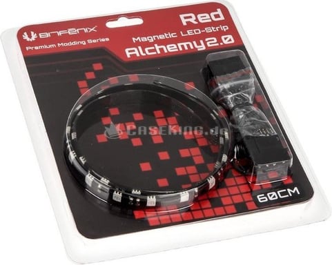 BitFenix Alchemy 2.0 Magnetic LED-Strip - 60cm, 30 LEDs, rojo