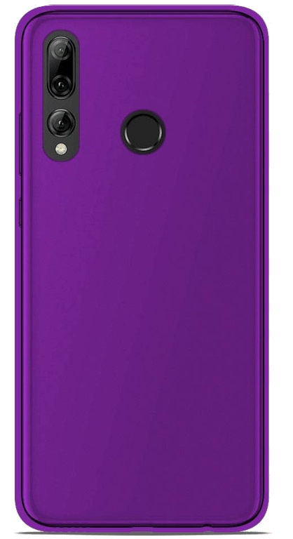 Coque silicone unie compatible Givré Violet Huawei P Smart Plus 2019