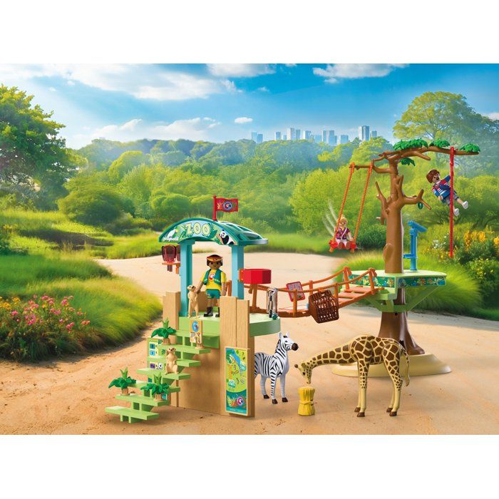 Playmobil Animaux et amis 72070 Zoo : Parc d'escalade sauvage - vue 3