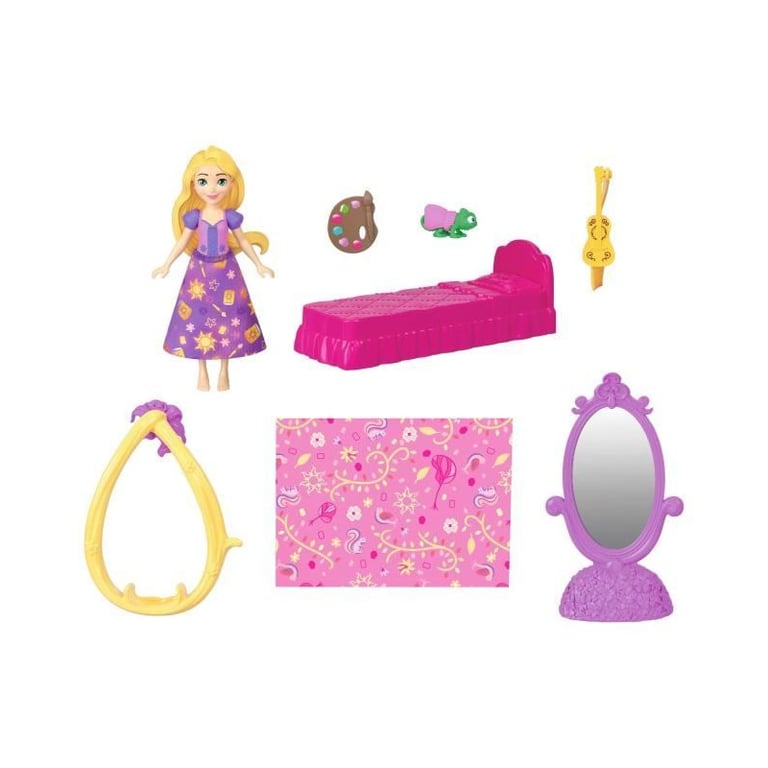 Disney - La Tour de Raiponce - Histoires a Empiler - Coffret avec poupée - Disney Princess - JDP61 - Neuf