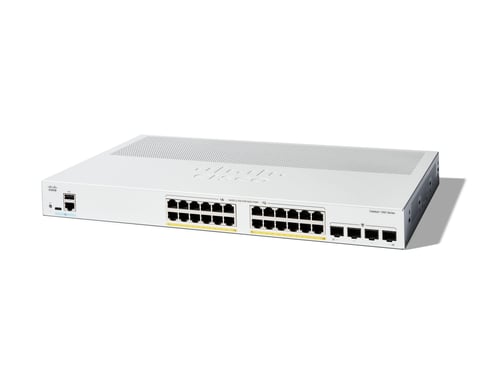 Cisco Catalyst 1300 Géré L2/L3 Gigabit Ethernet (10/100/1000) Connexion Ethernet, supportant l'alimentation via ce port (PoE) Gris - Neuf