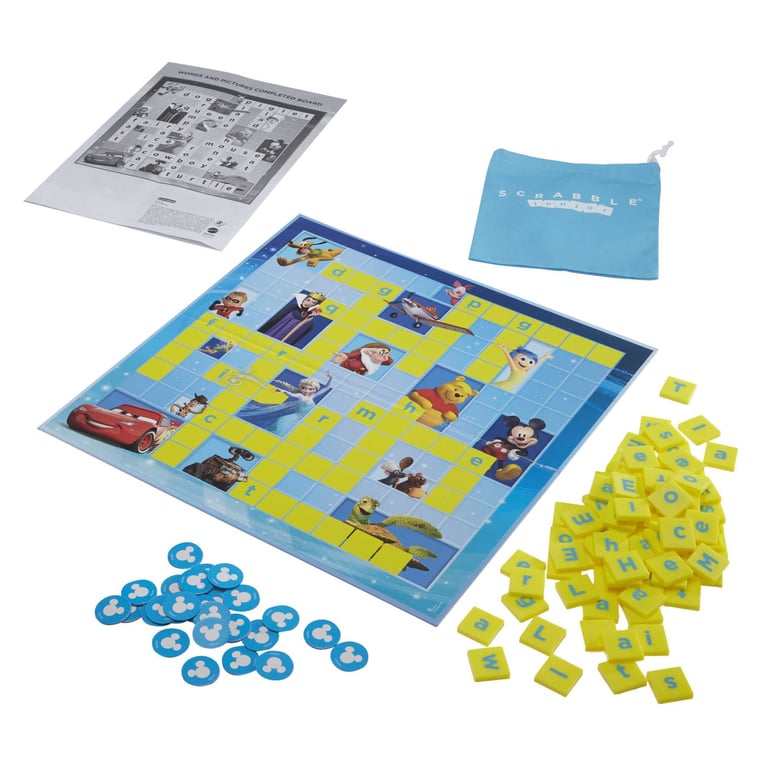 Games Scrabble Junior Disney Jeu de société Mot Neuf - vue 7