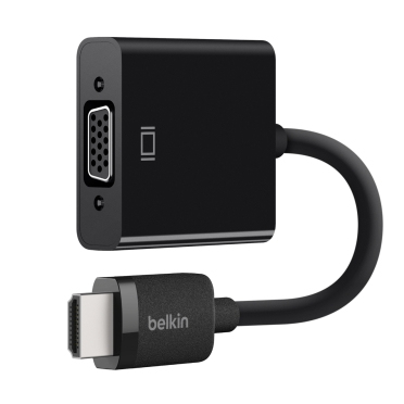 Belkin AV10170BT adaptador de cable de vídeo 2,5 m VGA (D-Sub) HDMI tipo A (Estándar) Negro