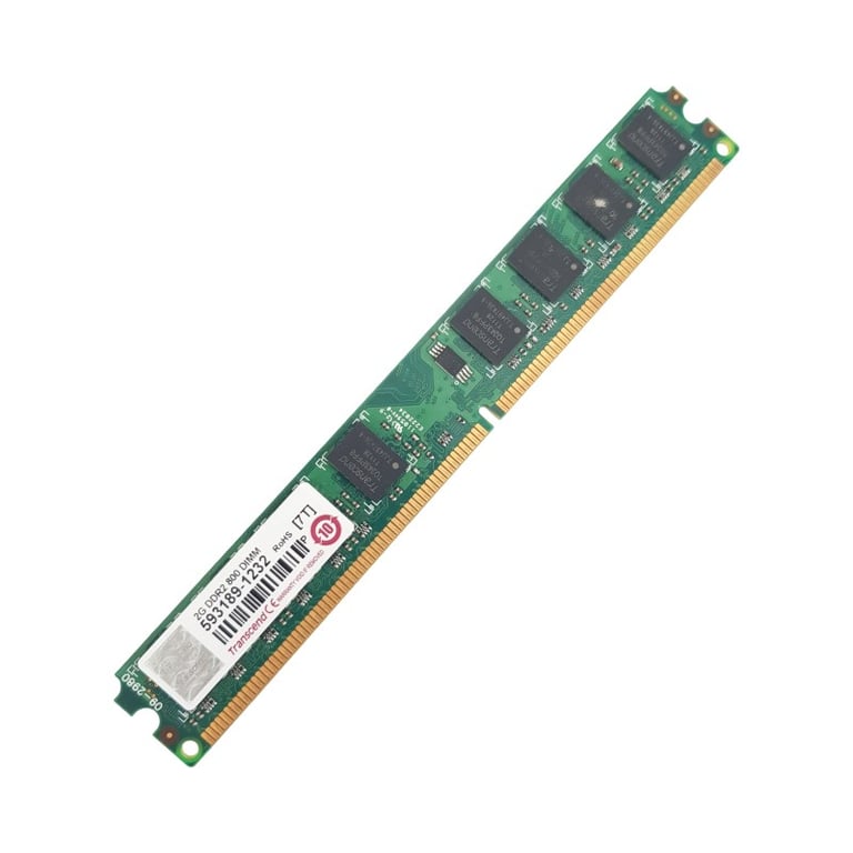 Transcend 2Go Ram Ddr2 800 Low Profile Dimm Pc2-6400 - Très Bon État