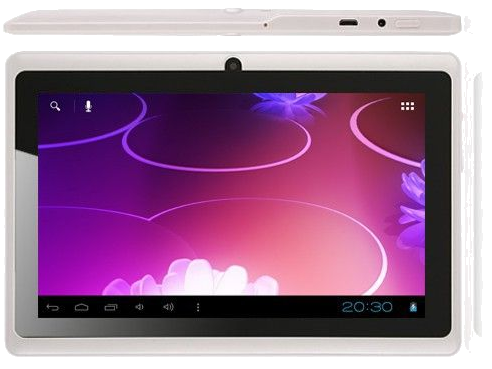 Tablette Tactile 7 Pouces Multi Touch Android Google Play Wifi 12Go Blanc Plastique YONIS