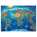 Puzzle XXL 300 piezas - Mapa de los monumentos del mundo para niños