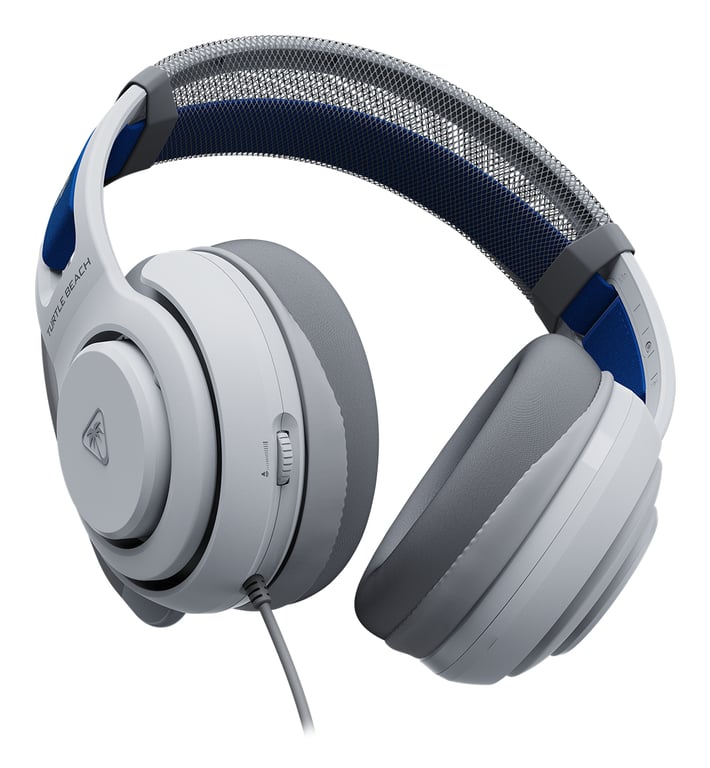 Turtle Beach Atlas 200 Blanc PlayStation Casque de Gaming filaire sous licence officielle pour PlayStation w/ transducteurs Nanoclear de 50 mm pour PS5 et PS4 - Neuf