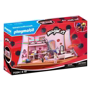 PLAYMOBIL Miraculous: La habitación de Marinette para aventuras mágicas