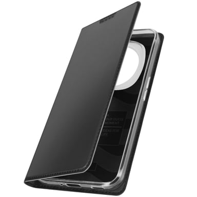 Dux Ducis Funda para Honor Magic 6 Pro Solapa Portatarjetas y Soporte Video Negro