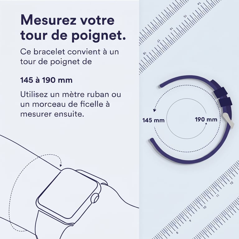 imoshion Bracelet sport en silicone - Connexion universelle 20 mm - Rose - Neuf