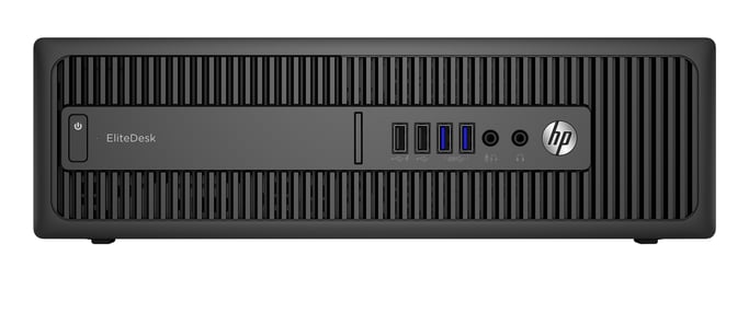 HP EliteDesk 800 G2 Intel® Core™ i5 i5-6500 8 GB DDR4-SDRAM 128 GB SSD Windows 7 Professional SFF PC Negro