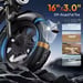 Bicicleta Eléctrica | URLIFE | T16 | 500W 48V13Ah 16'' Frenos de Disco eBike - Negro