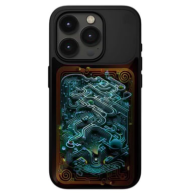 STM Funda para iPhone 15 Pro MagSafe a prueba de golpes con diseño interactivo termosensible Negro