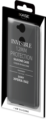 Guscio sottile e invisibile per Sony Xperia XA2 1,2 mm, trasparente