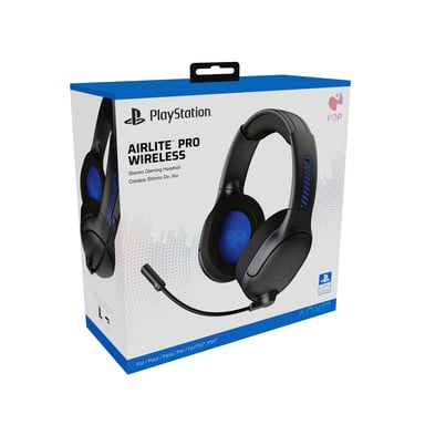 PDP Casque d'écoute sans-fil AIRLITE Pro: Void Black Pour PlayStation 5 et PlayStation 4