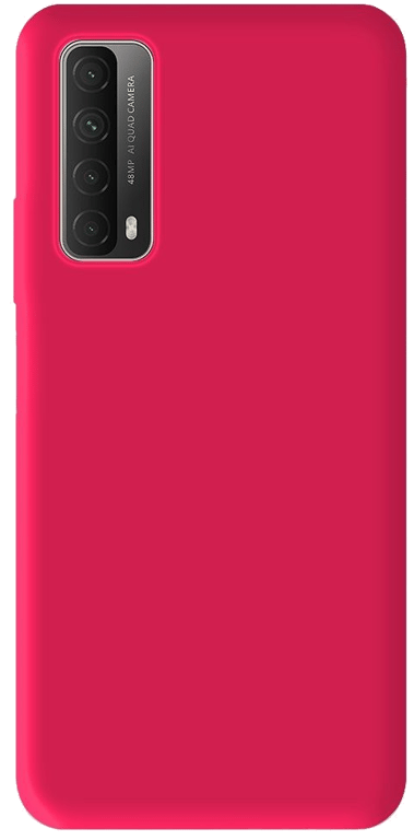 Coque silicone unie compatible Mat Rose Huawei P Smart 2021