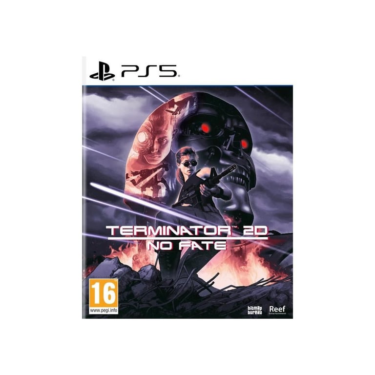 Jeu PS5 Koch Media Terminator 2D : NO FATE - Day One Edition Édition physique Jaquette réversible Affiche tissu - Neuf