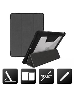 Custodia per iPad 2021, 2020 , 2019 10.2 Supporto video + Tastiera / Sleep